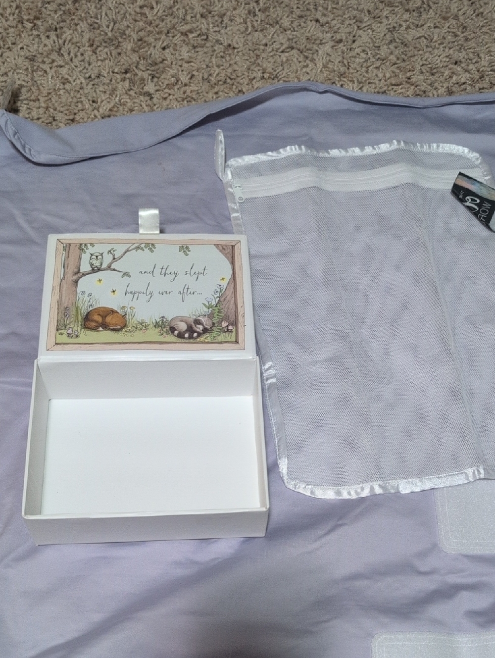 The Ollie Swaddle - Lavendar With Laundry Bag